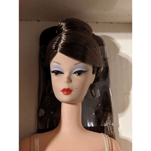 2000 Barbie Fashion Model Silkstone Lingerie Doll-Limited Edition Brunette Rare - Picture 1 of 12